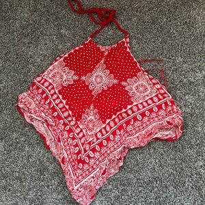 Twine and String Boutique Bandanna Halter Top